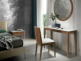 Консоль 315-X / 3082 из орехового дерева с керамической столешницей