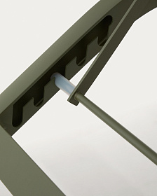 Шезлонг Capraia из зеленого алюминия