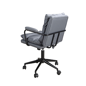 Вращающееся офисное кресло 4155 из серой ткани