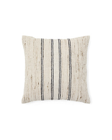 Чехол для подушки Dorien бежевого цвета c ткаными полосками 45 x 45 см