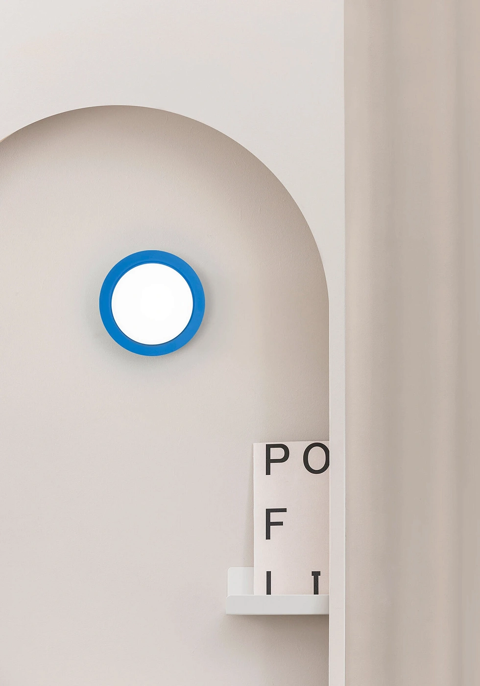 Настенный/потолочный светильник May синий LED 4W 2700K