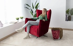 Кресло-реклайнер Sillon "KR" Relax отделка Velsatis 37