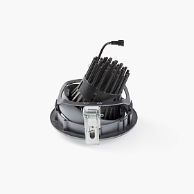 Mini Optic Серый даунлайт LED 12/18Вт 4000K 20° 1750/2350 лм