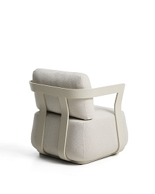 Уличное кресло Tamaris из алюминия цвета экрю