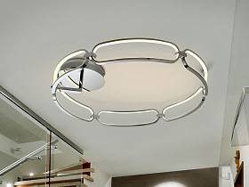 Потолочный светильник Colette Ø80 хром DIM