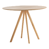 Стол Stiks высотой 72 см Ø70cm из дуба