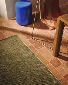 Ковер Tirla зеленого цвета, 100% ПЭТ, 200 x 300 см