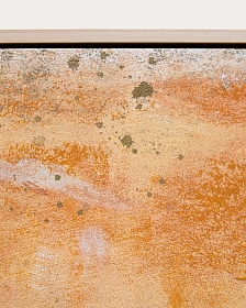 Абстрактная картина Selnar желтая 182 x 47 см