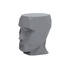 Столик Adan матовый стальной