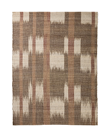 Джутовый ковер Domira с разноцветным узором икат, 200 x 300 см