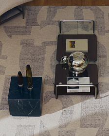 Ваза из коричневого стекла Toli 22,5 см