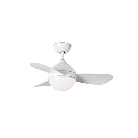 Белый потолочный вентилятор с освещением Hvar 24W