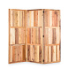 Деревянная ширма в винтажном стиле 219 см