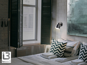 Erika Бра 1L черный-медный