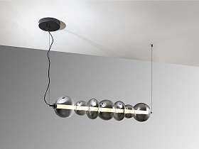 Gladis Люстра большая черно-дымчатый