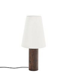 Торшер Marga из массива каучукового дерева с темной отделкой