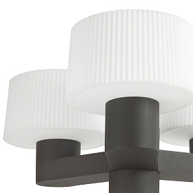 Уличный фонарь Muffin темно-серый 3XE27