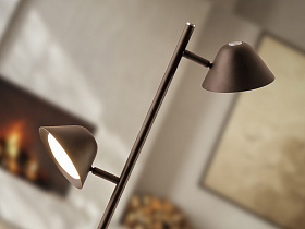 Taros Торшер 2L темная бронза