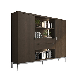 Шкаф книжный City CTMD34-1 с подстветкой