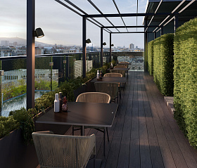 Уличное бра Nut A/01 Outdoor Цвет черный