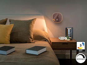 Biblos Бра с ридером оксидно-коричневый