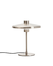 Настольная лампа Nuvira из светло-серого металла