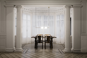 Подвесной светильник Le Vita 2L золотой