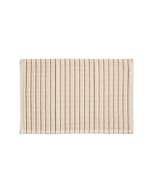 Хлопковый коврик для ванной Merade с оранжевыми полосками, 50 x 80 см