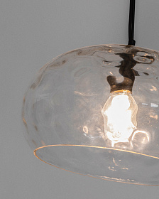 Подвесной светильник Balma из прозрачного стекла, Ø 40 см