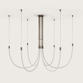 Подвесной светильник Cram 6L состаренное золото