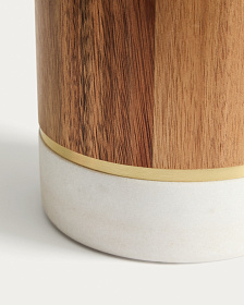 Подставка для кухонных принадлежностей Nover из акации