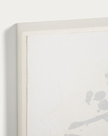 Erale Абстрактная картина ручной работы в серо-синих тонах, размер 60 x 90 см