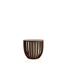 Круглый кофейный столик Frames T558 44 R32 Antique Brown/110 Ft Bronze