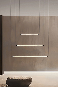 Подвесной светильник LUMINA 1200 1L COL HOR NESO SLIM черный 24W 2200KDALI