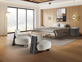 Topaz Кресло черный/экрю