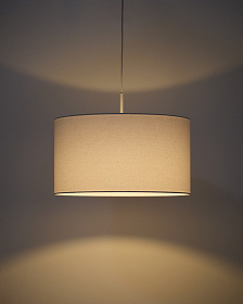 Абажур для подвесного светильника Niani из хлопка цвета слоновой кости Ø45 см