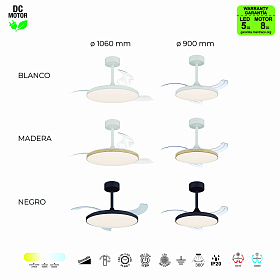 9056 Люстра-вентилятор SLIM FAN mini