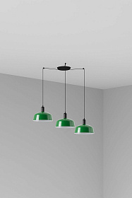 Подвесной светильник TATAWIN зеленый 3xE27