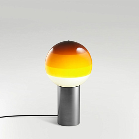 Настольный светильник Dipping Light янтарный-графитовый 