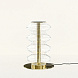 Настольная лампа Vitree золотой металл/ прозрачный плафон