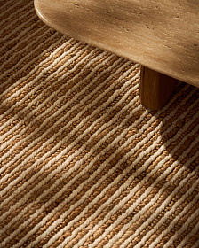 Ковер Derule бежевый из джута и шерсти 230 x 160 см