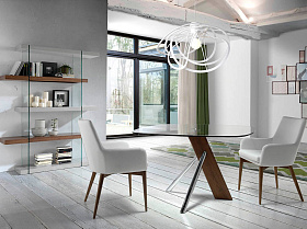 Белый стул из экокожи модель 4006