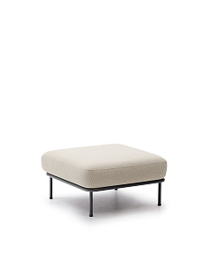 Пуф для ног Aurum цвета экрю 85 x 85 см