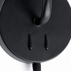 Бра с ридером Berni черное