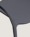 Уличный стул Ania темно-серый пластиковый
