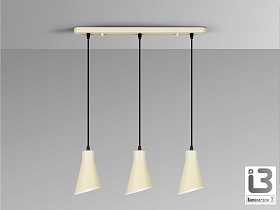 Bera Люстра 3L кремовый