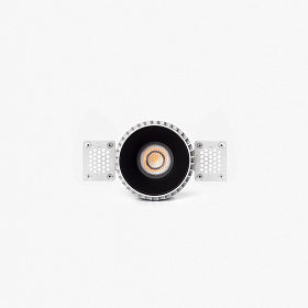 Tulipa Черный встраиваемый даунлайт без рамки 10W 55° 3000K CRI90 TRIAC