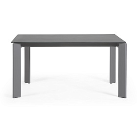 Стол Atta 160 (220) x90 графит керамический