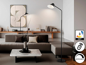 Esino Торшер 1L черный