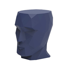 Табурет Adan матовый синий 